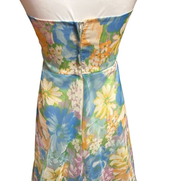 Vintage Union-Made Floral Halter Maxi Dress & Jacket Set | EUC - Picture 6 of 11